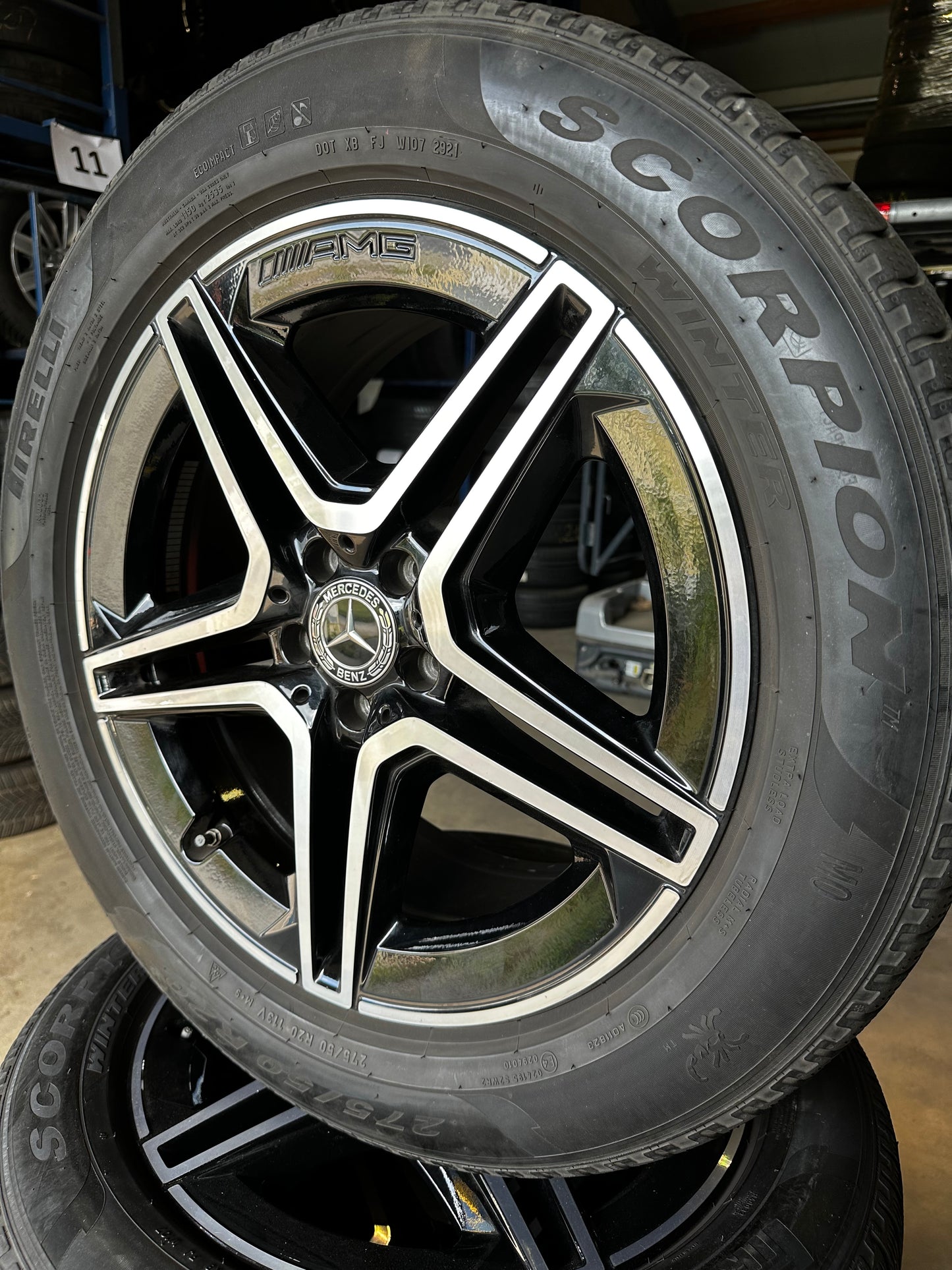 Оригинал Mercedes GLE 53 AMG V167 C167 W167 20 Zoll Мерцедес ГЛЕ 53 20 цола AMG джанти зимен комплект зимни гуми