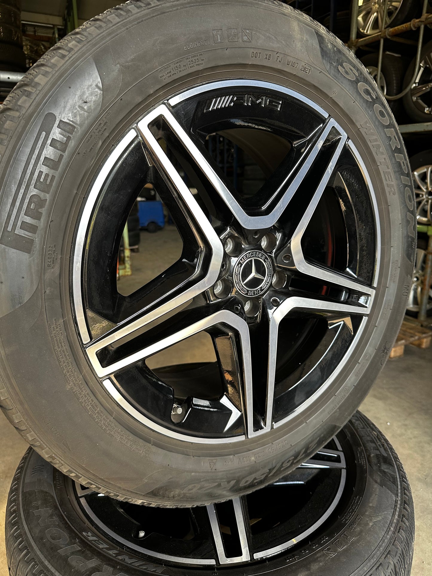 Оригинал Mercedes GLE 53 AMG V167 C167 W167 20 Zoll Мерцедес ГЛЕ 53 20 цола AMG джанти зимен комплект зимни гуми