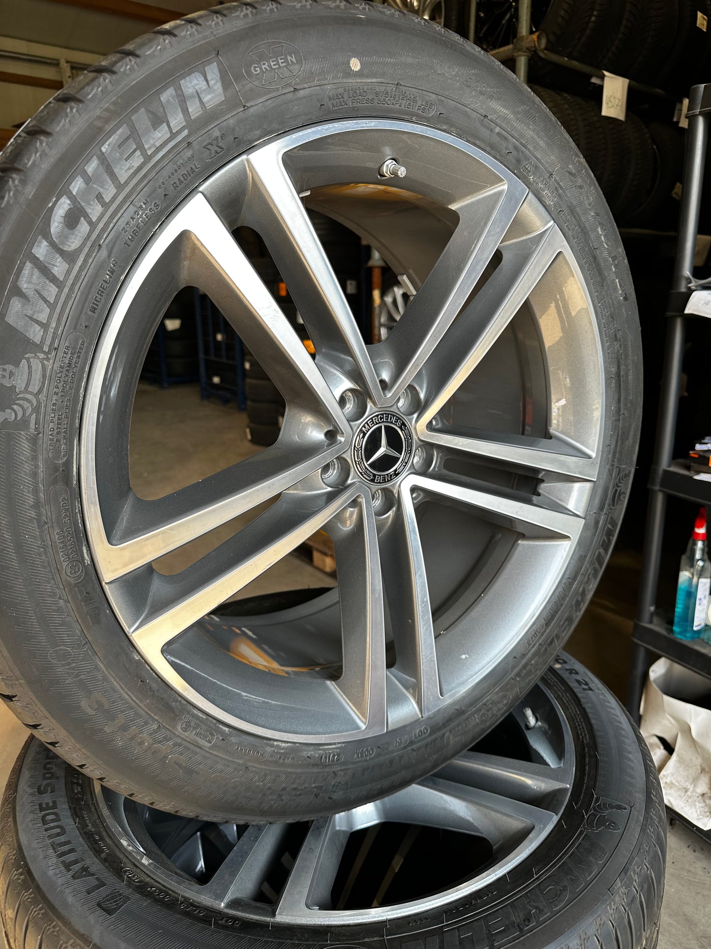Като Нови Mercedes GLE V167 C167 21 Zoll Мерцедес ГЛЕ 21 цола джанти летен комплект летни гуми
