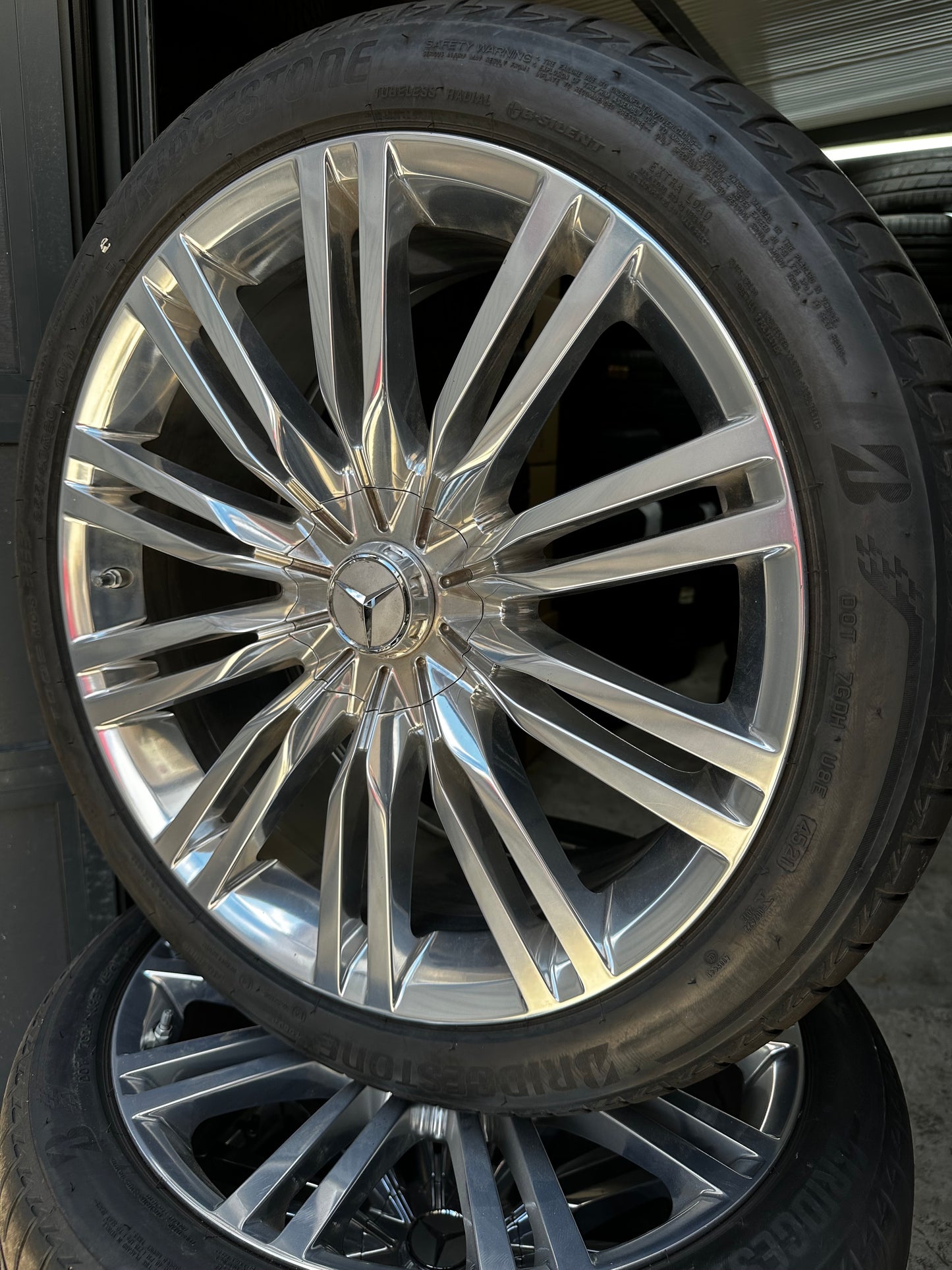Оригинал като нови Mercedes S Klasse W223 V223 255 40 20 Zoll Мерцедес С класа 255 40 20 цола джанти летен комплект летни гуми