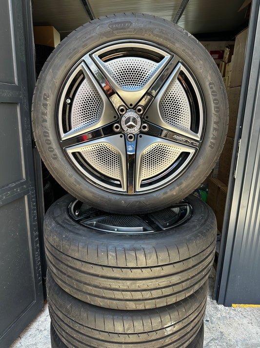 Като Нови Оригинал Mercedes EQS Klasse AMG 20 Zoll W297 V297 20 цола AMG джанти летен комплект летни гуми