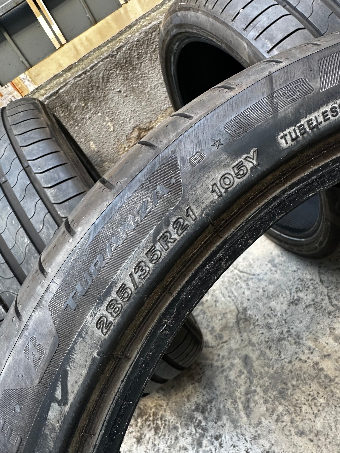 Употребявани летни Гуми Bridgestone Turanza 6 255/40 21 - 285/35 21 Цола Bmw*