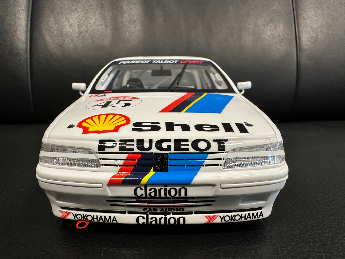 Peugeot 405 Mi16 BTCC 1992 Robb Gravett 1:18 Ottomobile Otto OT 1141 Пежо 405 Рали Лимитирана бял