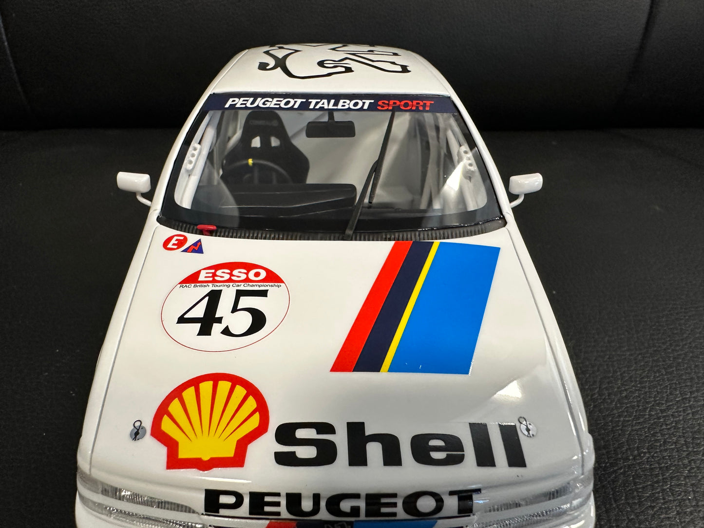 Peugeot 405 Mi16 BTCC 1992 Robb Gravett 1:18 Ottomobile Otto OT 1141 Пежо 405 Рали Лимитирана бял