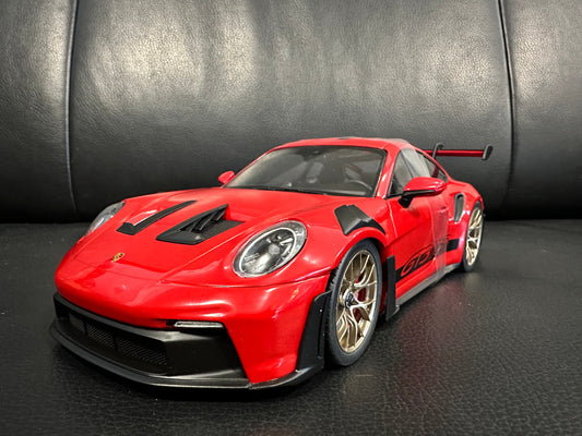 PORSCHE 911 - 992 GT3 RS Carrera 2024 red rot S1812101 Solido 1:18 Порше 911 ГТ3 РС червен