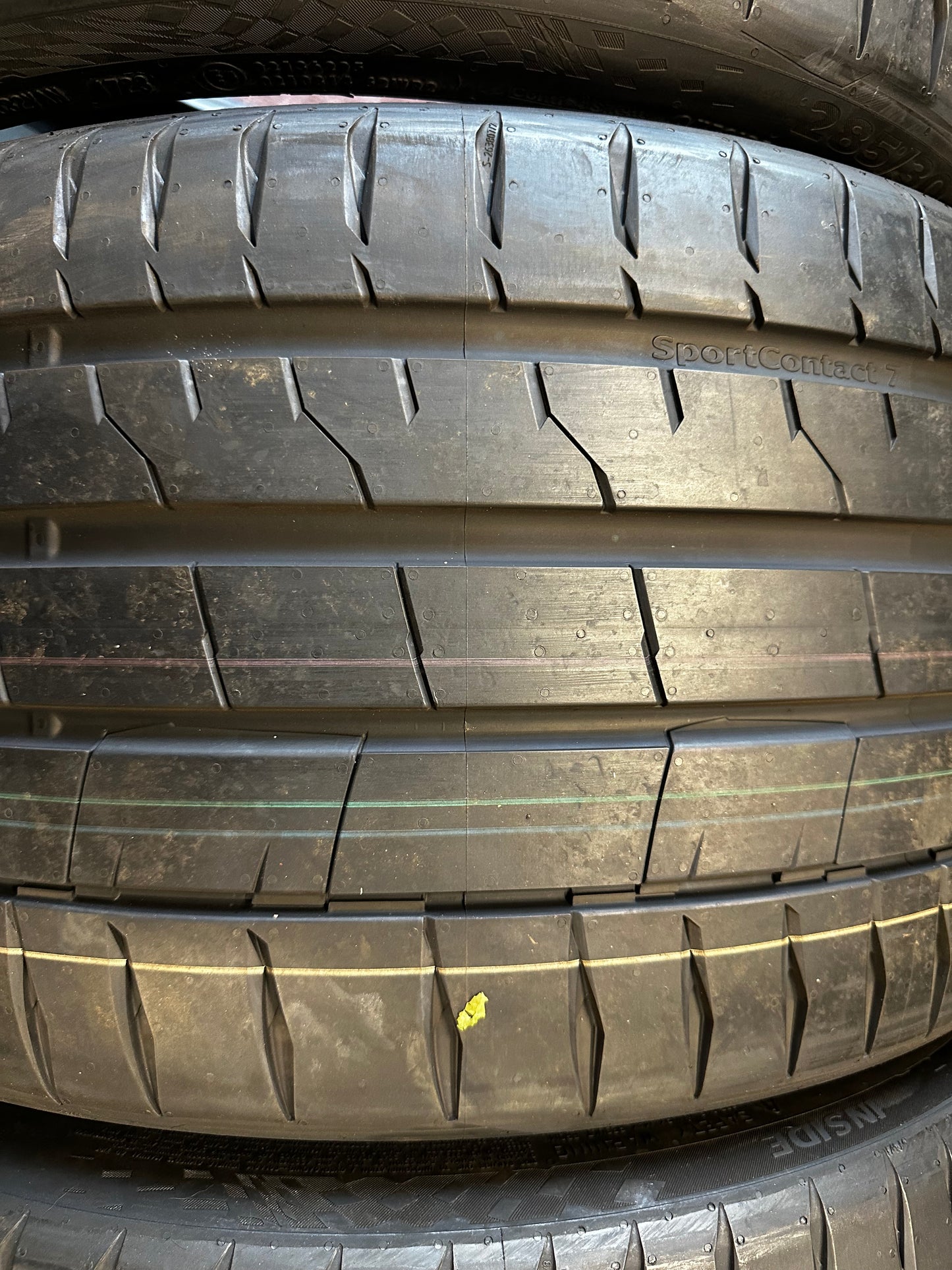 Употребявани Като Нови летни Гуми Continental Sport Contact 7 285 30 22 Цола 285 30 22 Zoll AO хомологация
