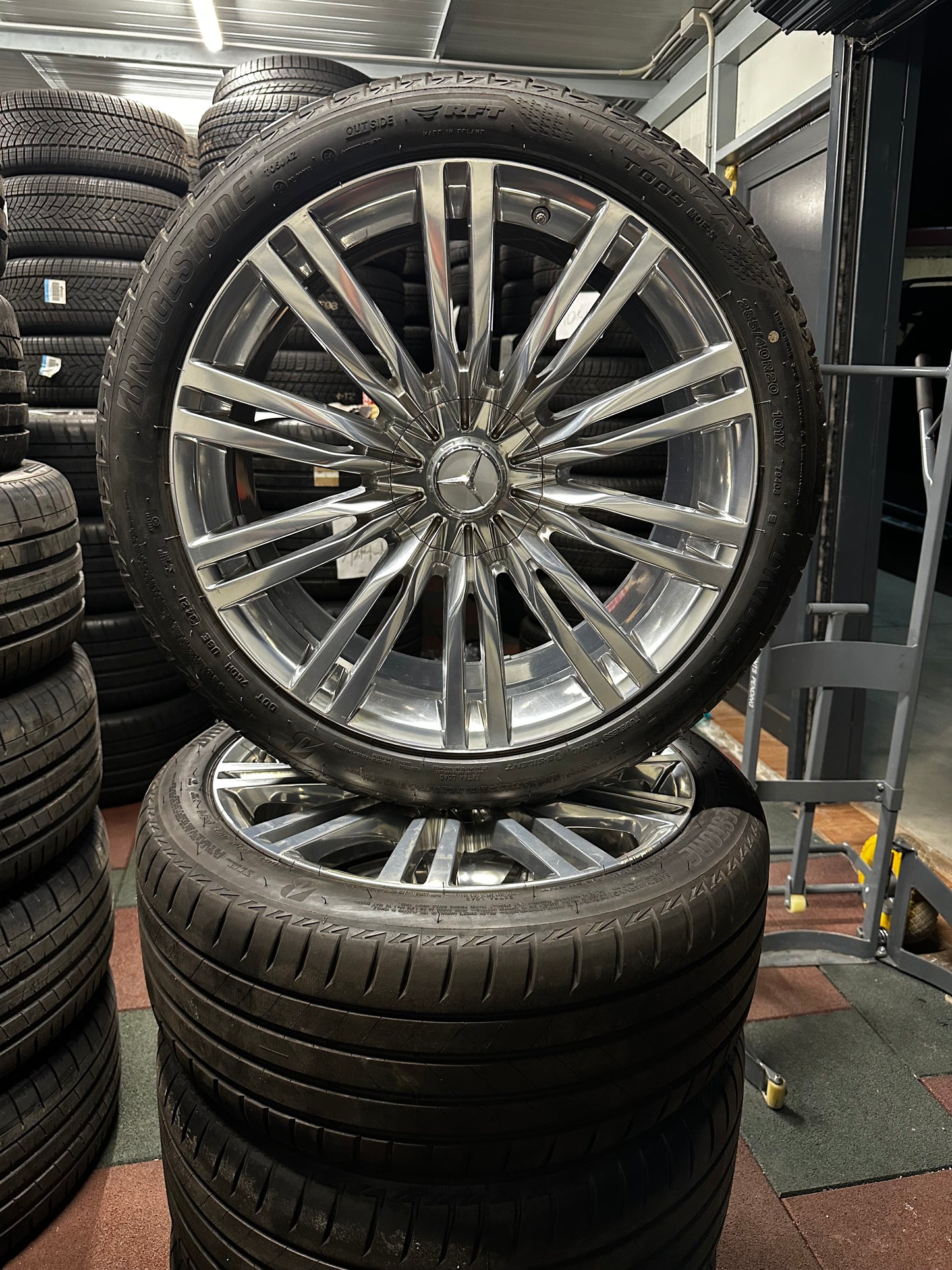 Оригинал като нови Mercedes S Klasse W223 V223 20 Zoll RUNFLAT Мерцедес С класа 20 цола джанти летен комплект летни гуми