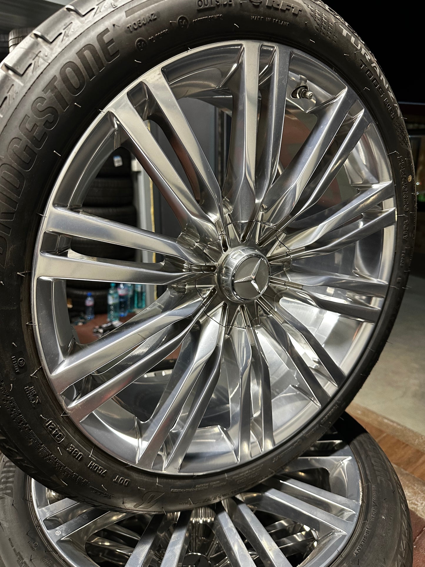 Оригинал като нови Mercedes S Klasse W223 V223 20 Zoll RUNFLAT Мерцедес С класа 20 цола джанти летен комплект летни гуми