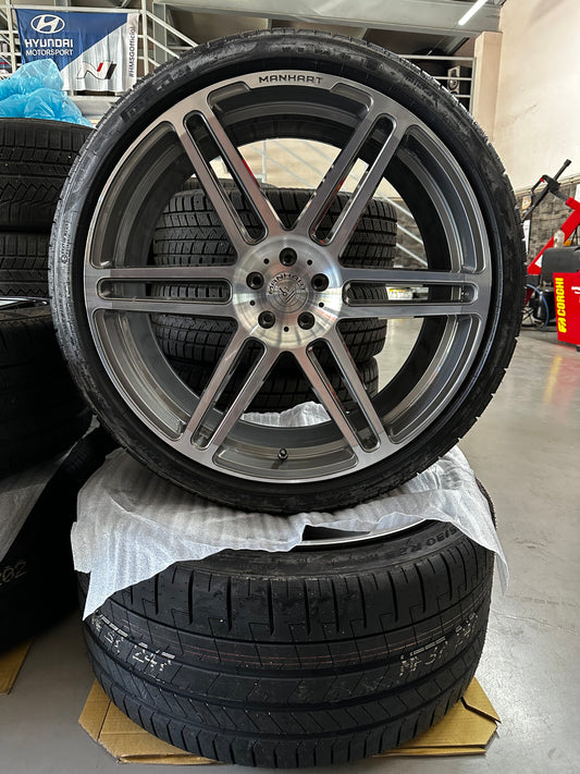 Нови MANHART Bmw X7 G07 23 Zoll БМВ Г07 Алуминиеви джанти 23 цола 10,5J ET45  12J ET45 5x112 летен комплект летни гуми