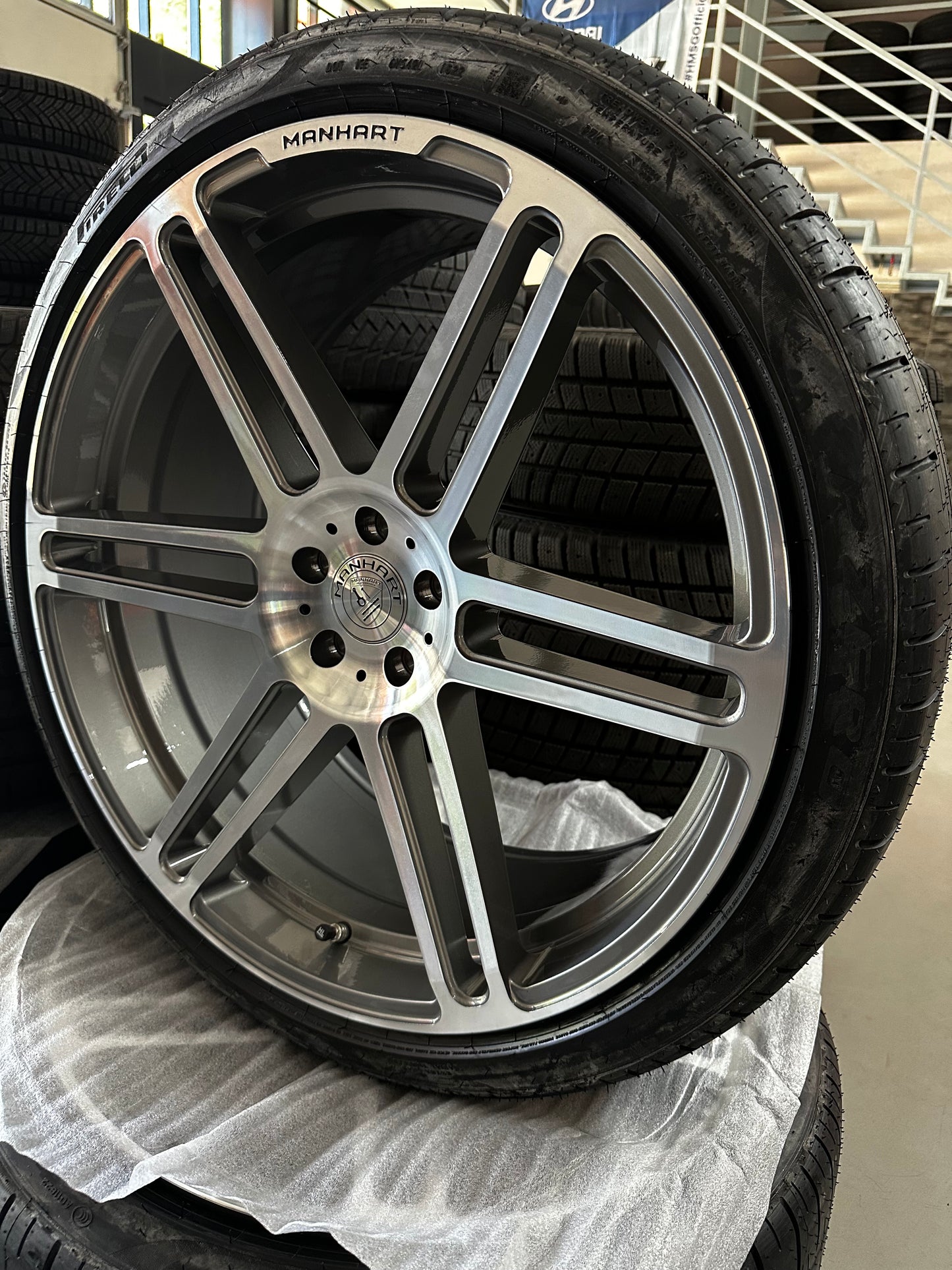 Нови MANHART Bmw X7 G07 23 Zoll БМВ Г07 Алуминиеви джанти 23 цола 10,5J ET45  12J ET45 5x112 летен комплект летни гуми