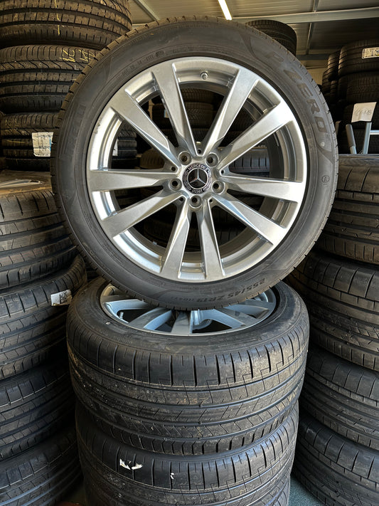 Като Нови Mercedes S Klasse W223 V223 19 Zoll Мерцедес С Класа W223 V223 19 Цола джанти летен комплект летни гуми