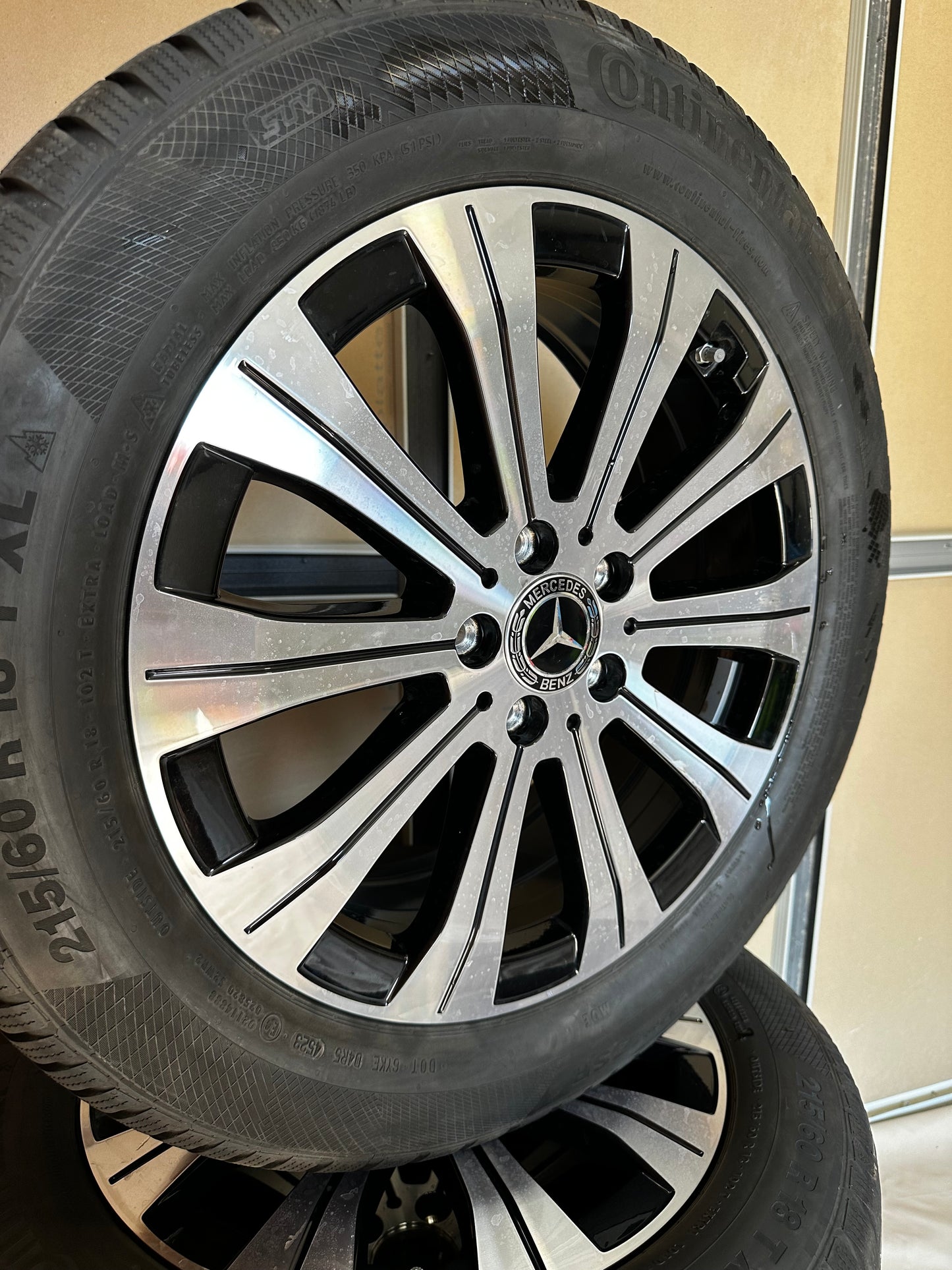 Mercedes EQA EQB H243 X243 18 Zoll Мерцедес 18 цола джанти зимен комплект зимни гуми