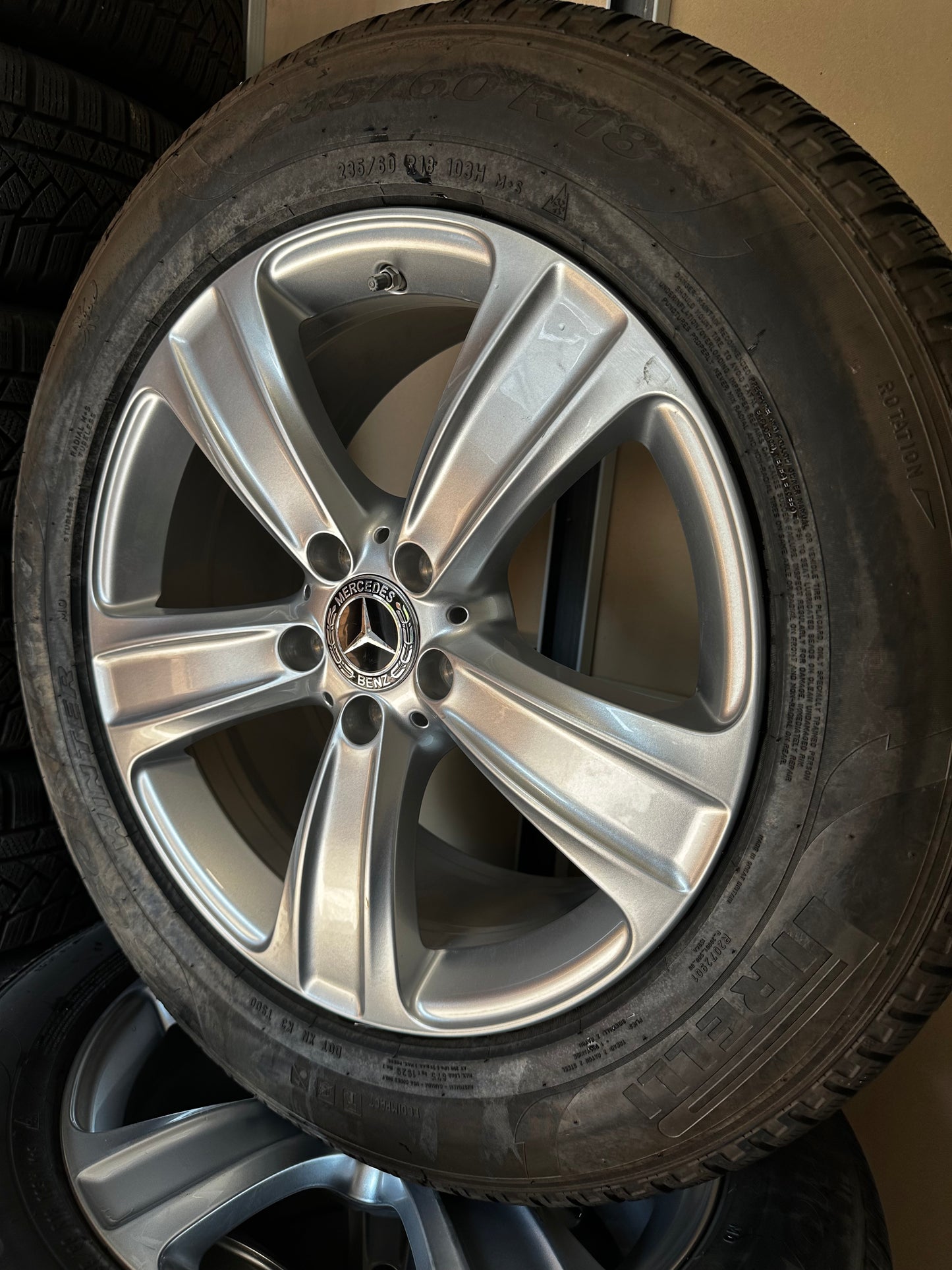 Оригинал Mercedes GLC Klasse W253 18 Zoll Мерцедес Глц класа W253 X253 C253 18 цола джанти зимен комплект зимни гуми