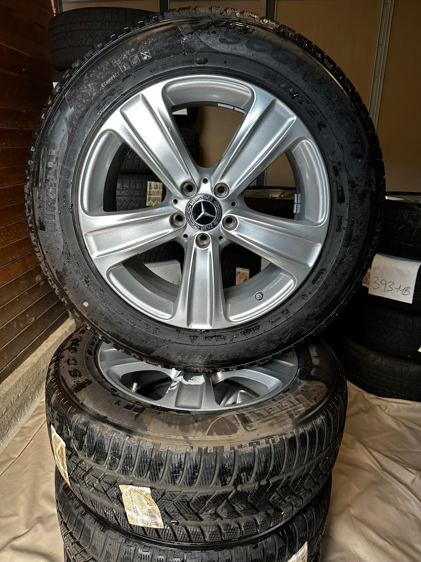Оригинал Mercedes GLC Klasse W253 18 Zoll Мерцедес Глц класа W253 X253 C253 18 цола джанти зимен комплект зимни гуми