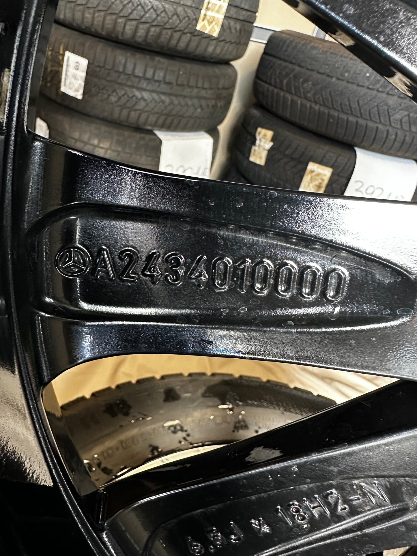 Mercedes EQA EQB H243 X243 18 Zoll Мерцедес 18 цола джанти зимен комплект зимни гуми
