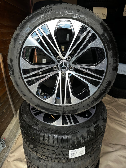 Mercedes E Klasse W214 19 Zoll Мерцедес E класа W214 245 45 19 цола зимен комплект зимни гуми