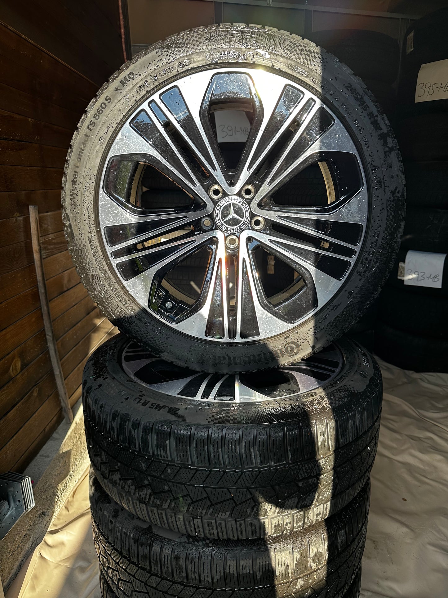 Mercedes E Klasse W214 19 Zoll Мерцедес E класа W214 245 45 19 цола зимен комплект зимни гуми