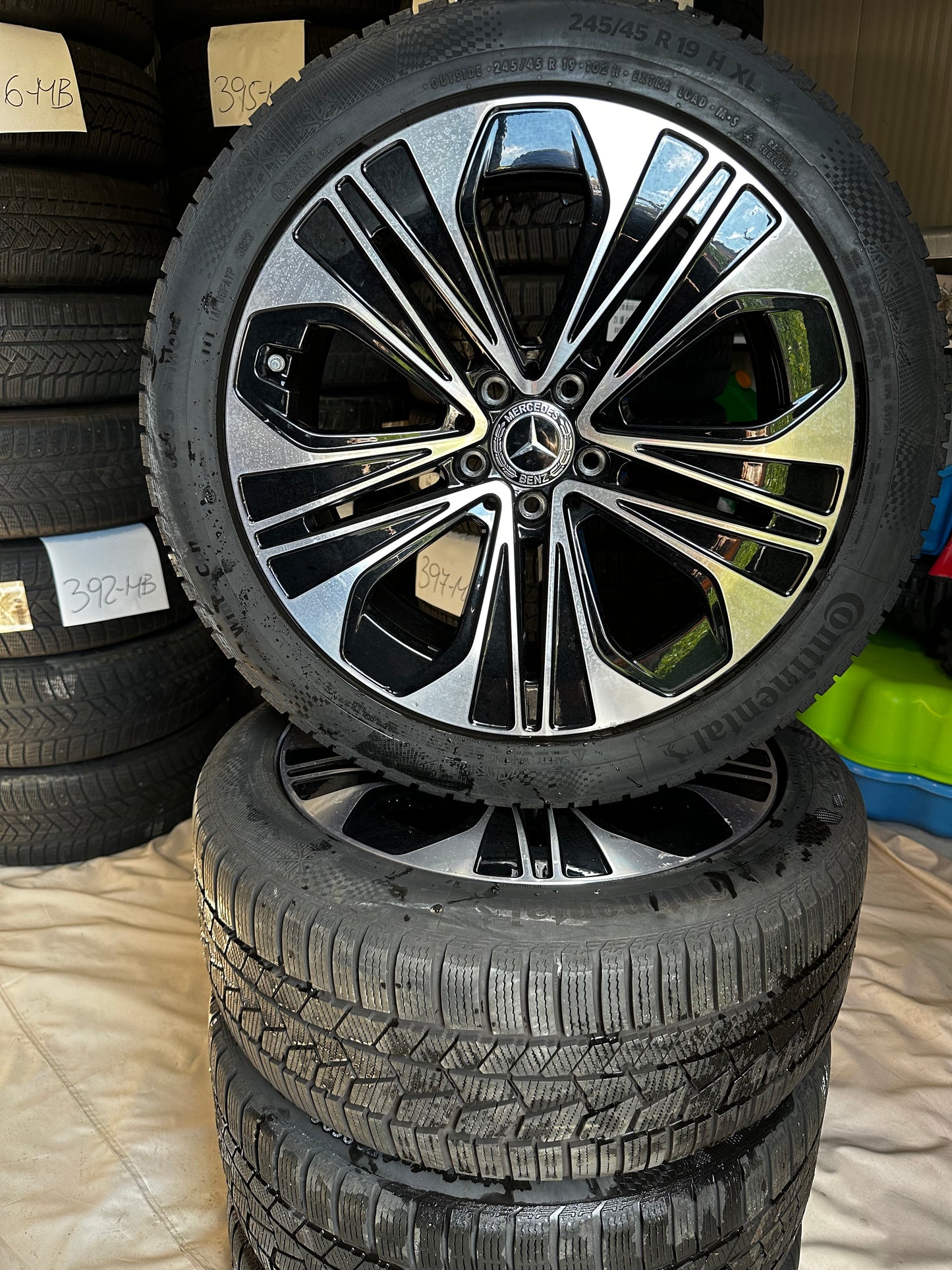 Mercedes E Klasse W214 19 Zoll Мерцедес E класа W214 245 45 19 цола зимен комплект зимни гуми