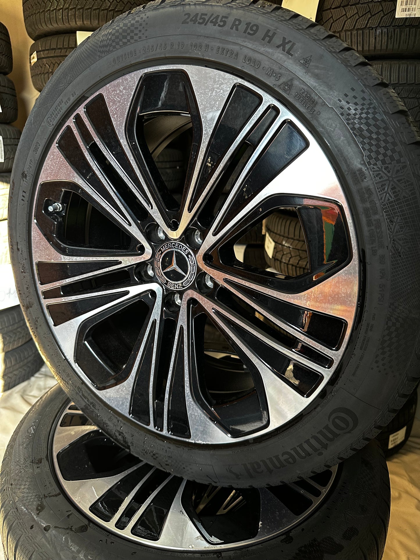 Mercedes E Klasse W214 19 Zoll Мерцедес E класа W214 245 45 19 цола зимен комплект зимни гуми
