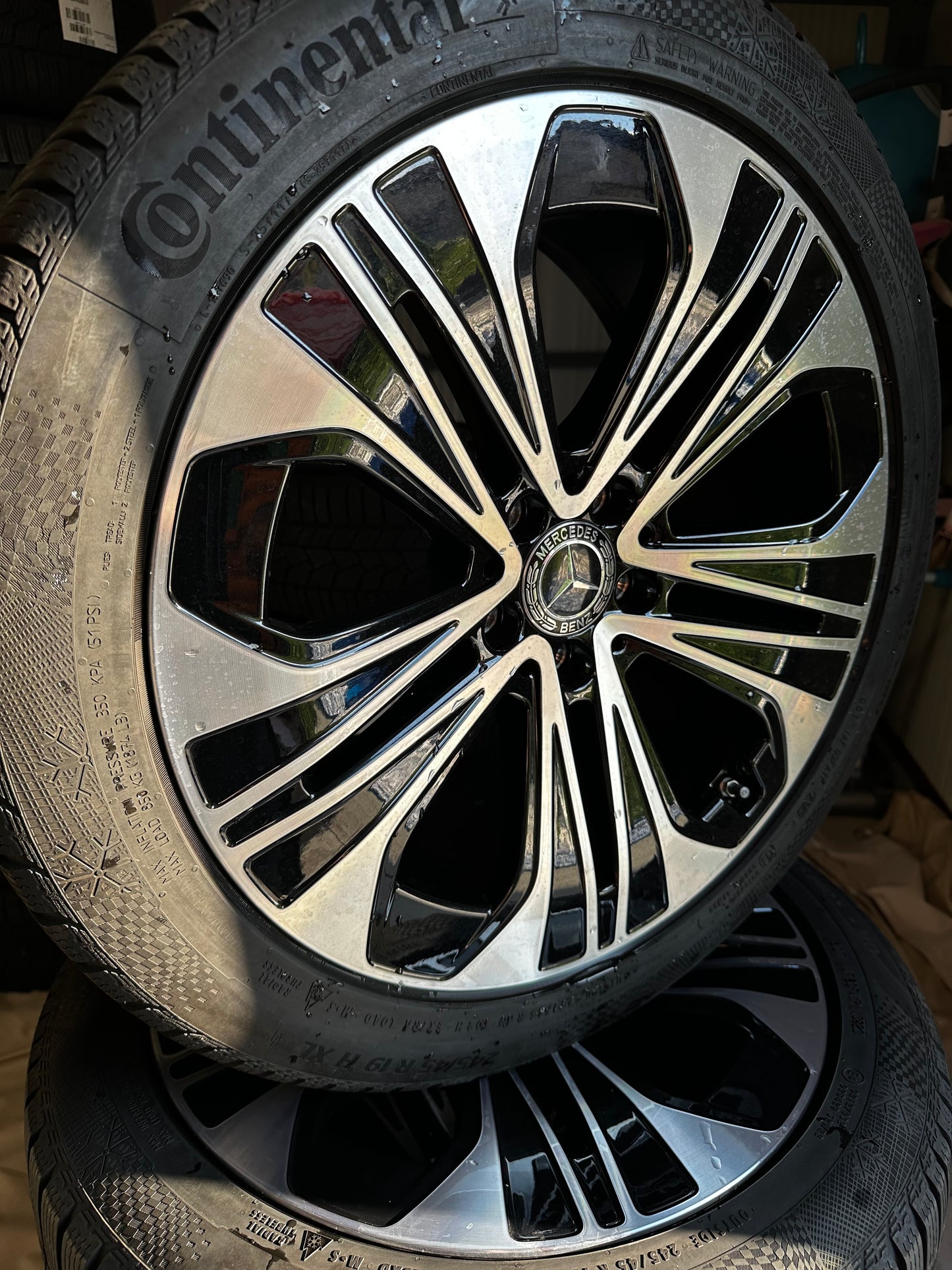 Mercedes E Klasse W214 19 Zoll Мерцедес E класа W214 245 45 19 цола зимен комплект зимни гуми