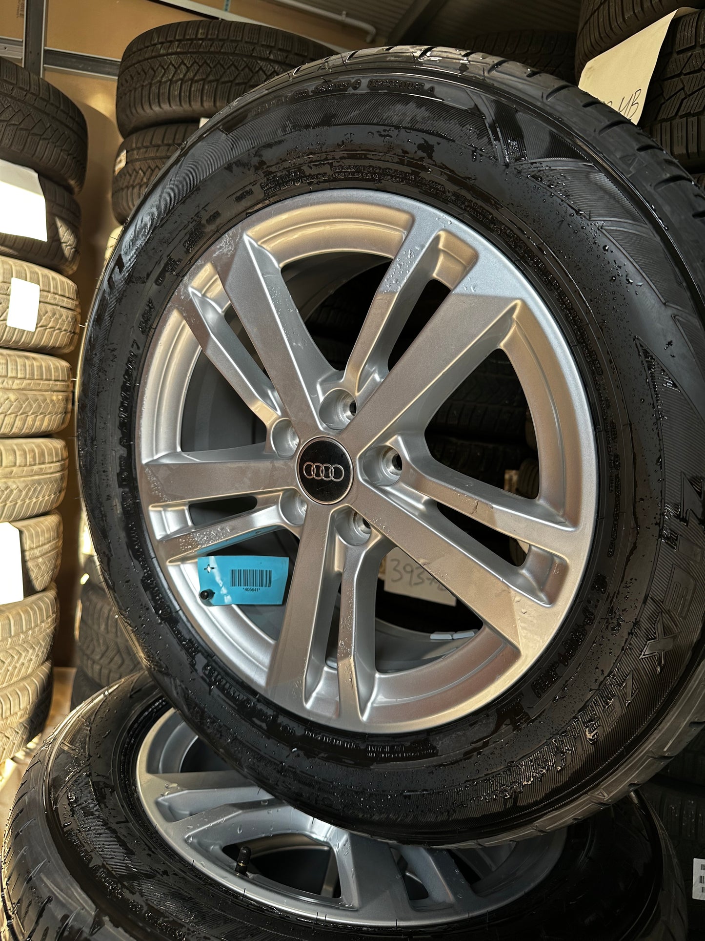 Оригинал Като Нови Audi Q3 83A F3 17 Zoll Ауди КУ3 Алуминиеви джанти 215 65 17 цола летен комплект летни гуми