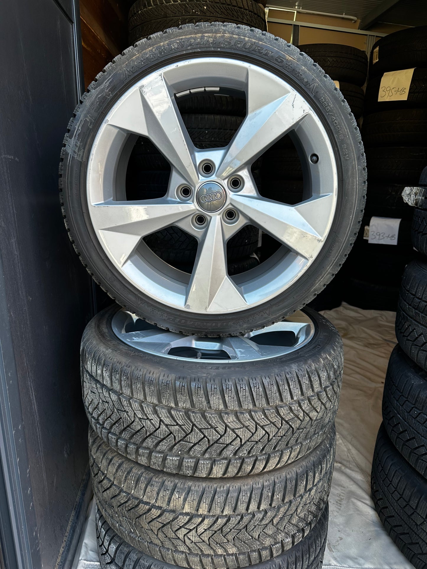 Audi A3 S3 GY 8Y 18 Zoll Ауди А3 С3 Алуминиеви джанти 18 цола зимен комплект зимни гуми