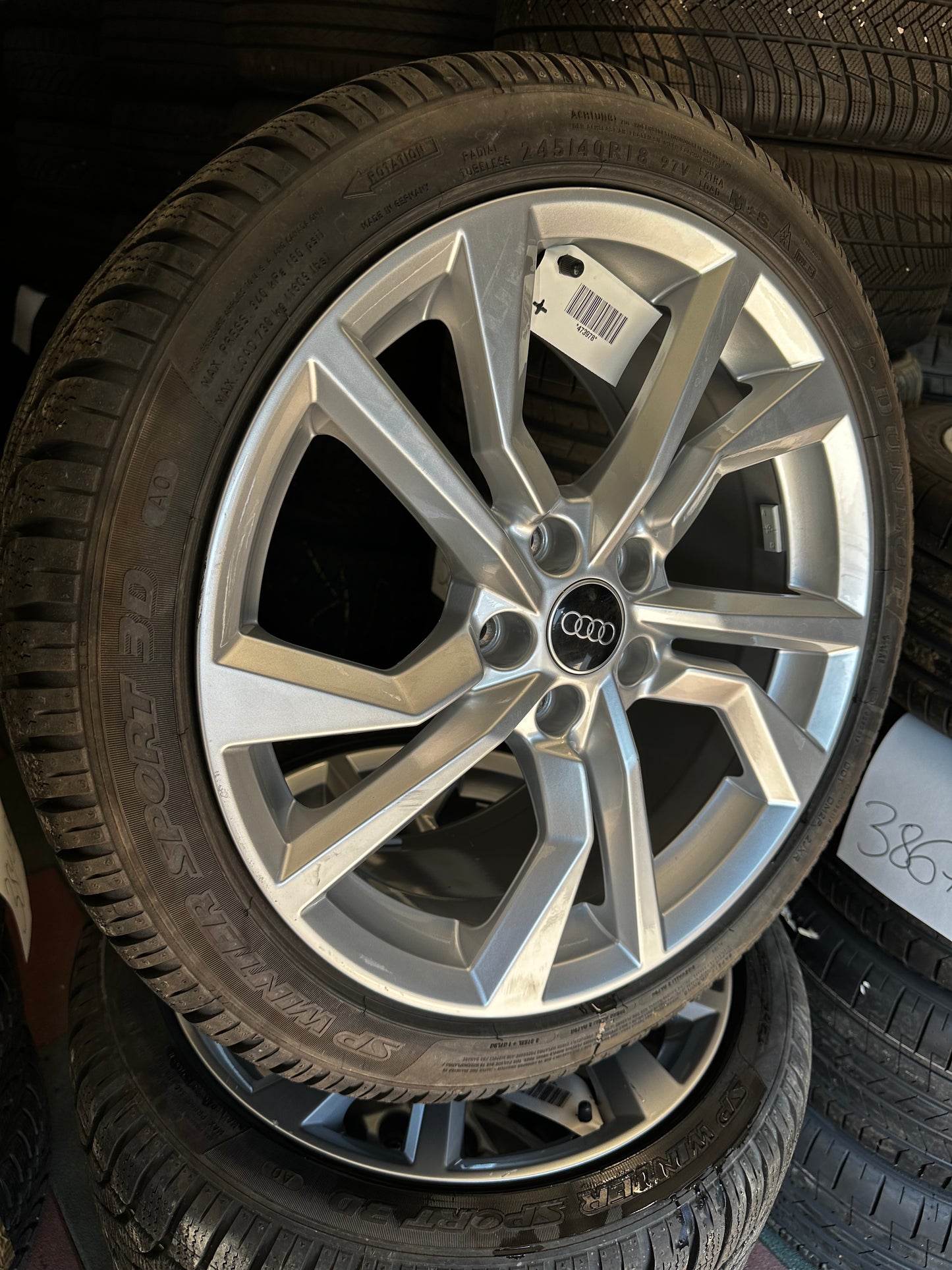 Оригинал Audi TT TTS 8S FV 18 Zoll Ауди ТТ ТТС Алуминиеви джанти 18 цола зимен комплект зимни гуми