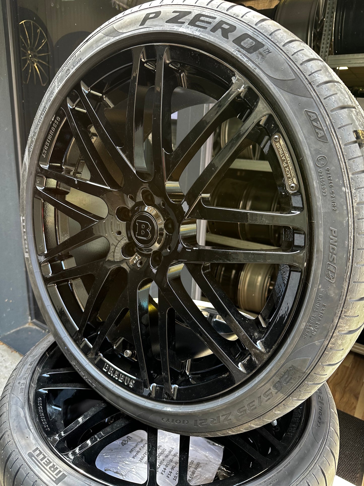 Оригинал Нови BRABUS Monoblock F Mercedes S63 AMG S Klasse W222 W223 V223 21 Zoll Мерцедес С63 AMG С класа W223 V223 21 цола БРАБУС Моноблок Ф джанти летен комплект летни гуми