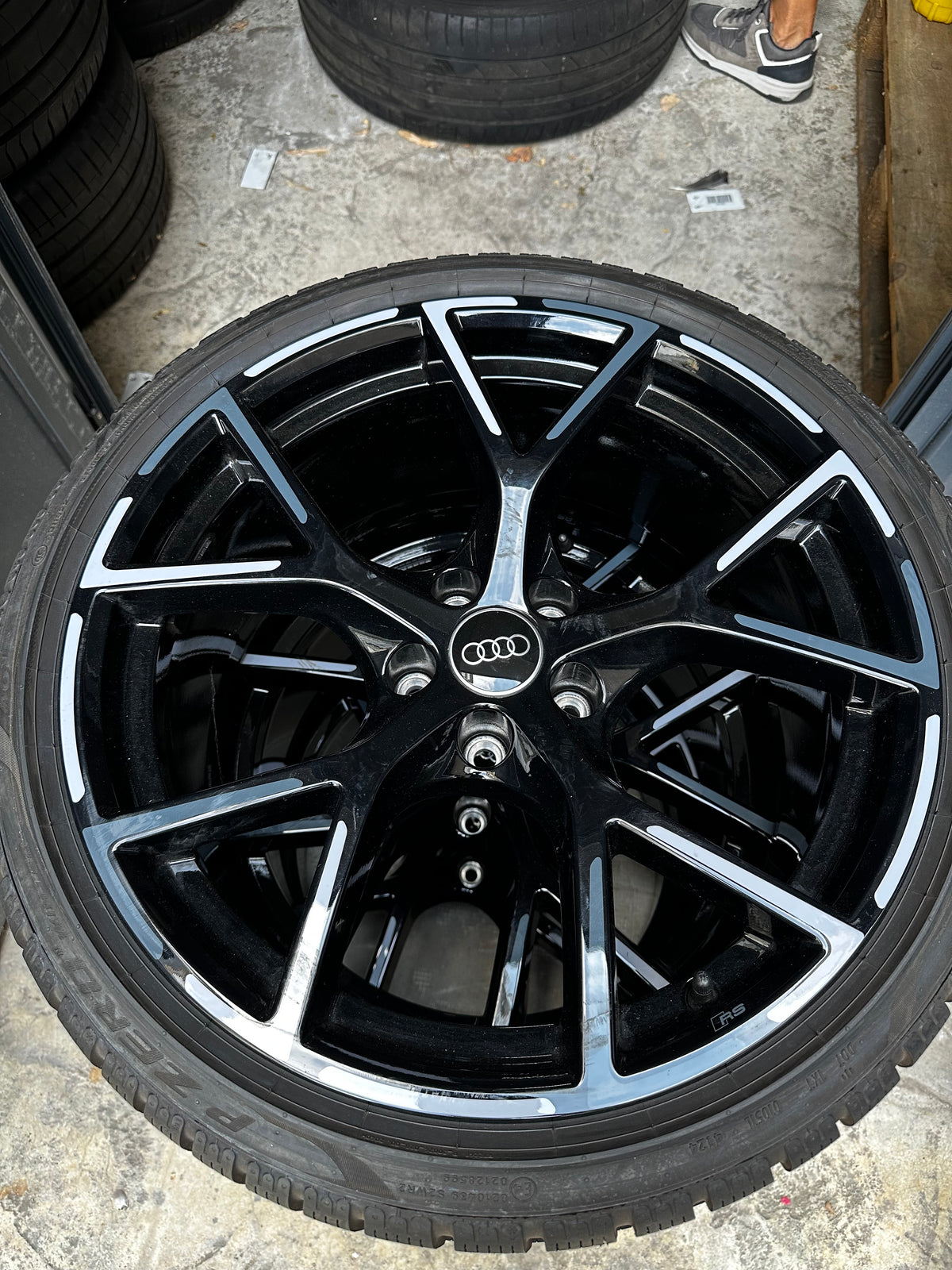 Като нови Audi RS3 GY 8Y 19 Zoll Ауди РС3 Алуминиеви джанти 19 цола зимен комплект зимни гуми