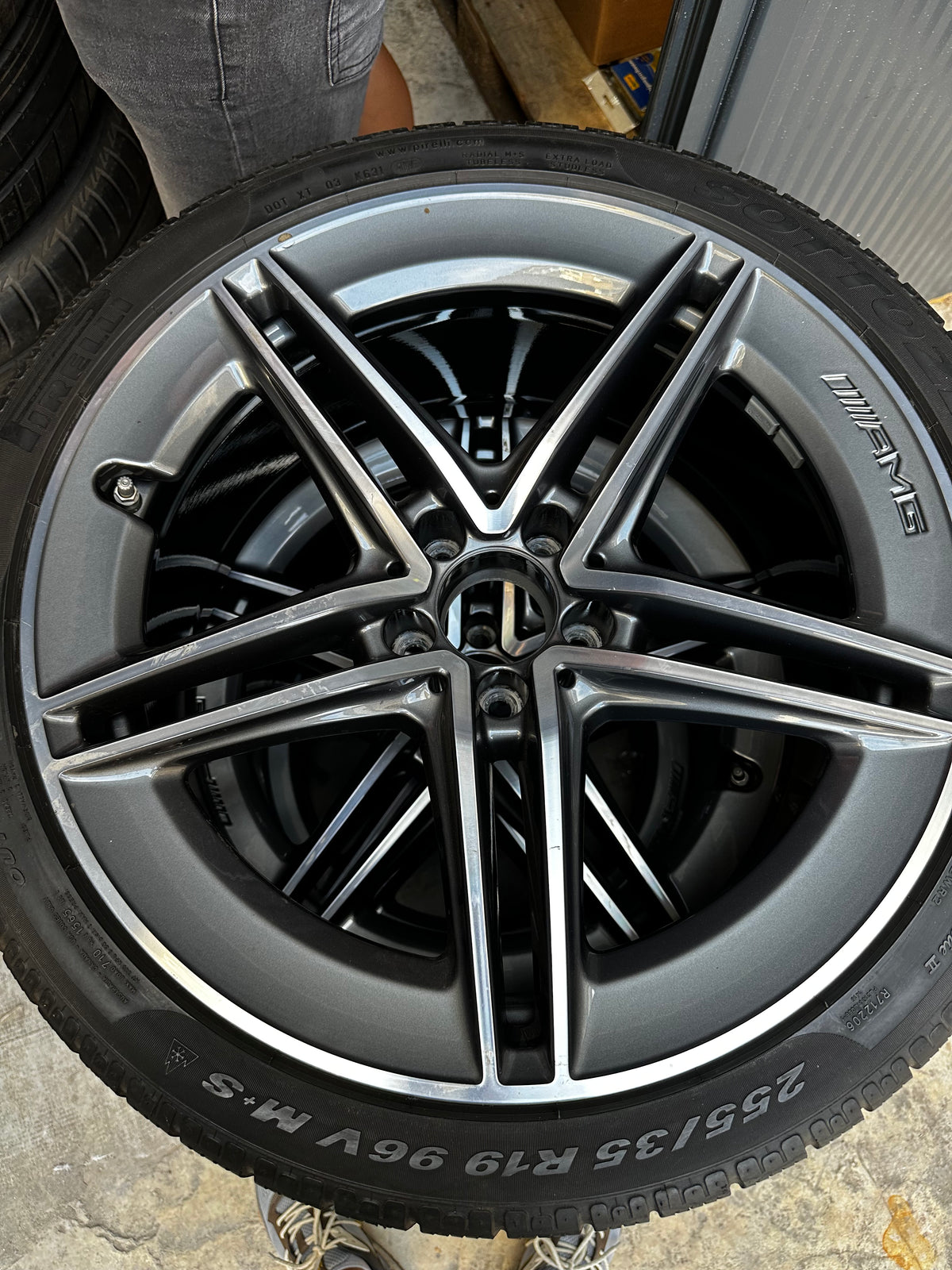 Оригинал Mercedes C63 Coupe AMG W205 Klasse 19 Zoll Мерцедес Ц63 АМГ Купе W205 19 цола алуминиеви джанти зимен комплект зимни гуми