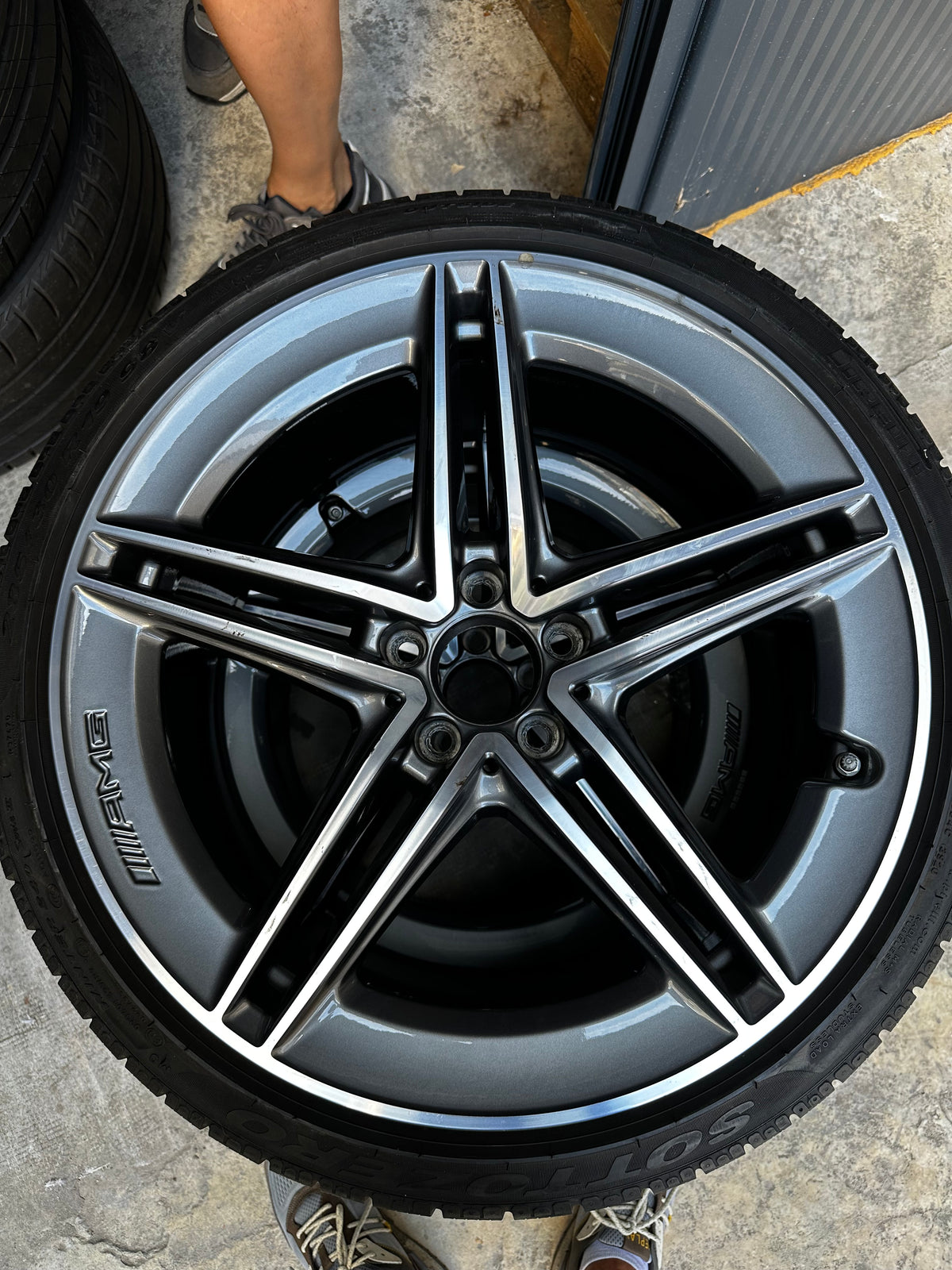 Оригинал Mercedes C63 Coupe AMG W205 Klasse 19 Zoll Мерцедес Ц63 АМГ Купе W205 19 цола алуминиеви джанти зимен комплект зимни гуми