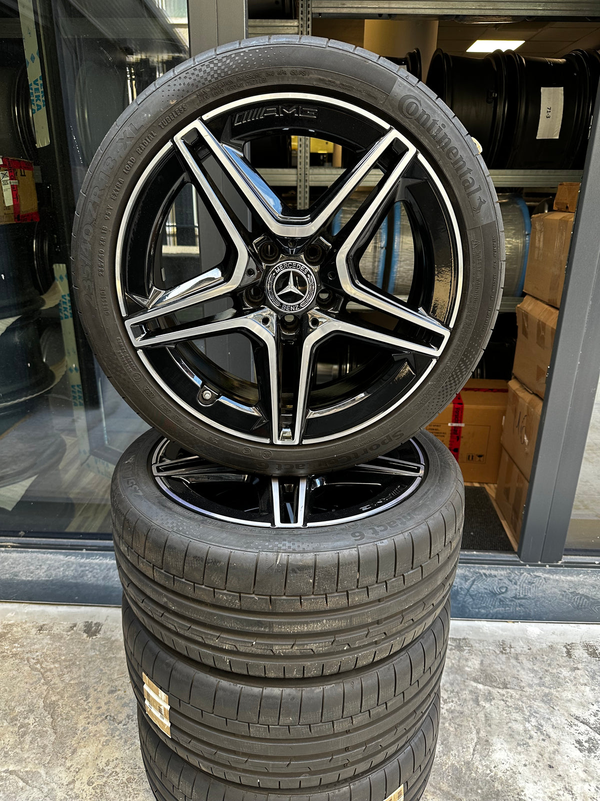Оригинал Mercedes A35 AMG W177 18 Zoll Мерцедес А35 АМГ 18 цола джанти летен комплект летни гуми