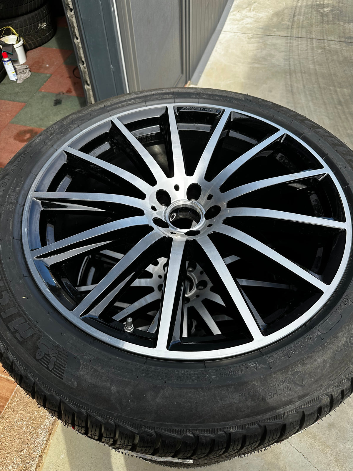 Оригинал като Нови Mercedes GLS X167 W167 22 Zoll AMG Мерцедес ГЛС 22 цола АМГ джанти зимен комплект зимни гуми