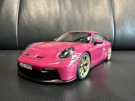 Porsche 911 GT3 Ruby Star Neo 2021 1:18 GT Norev 187381 Порше 911 ГТ3