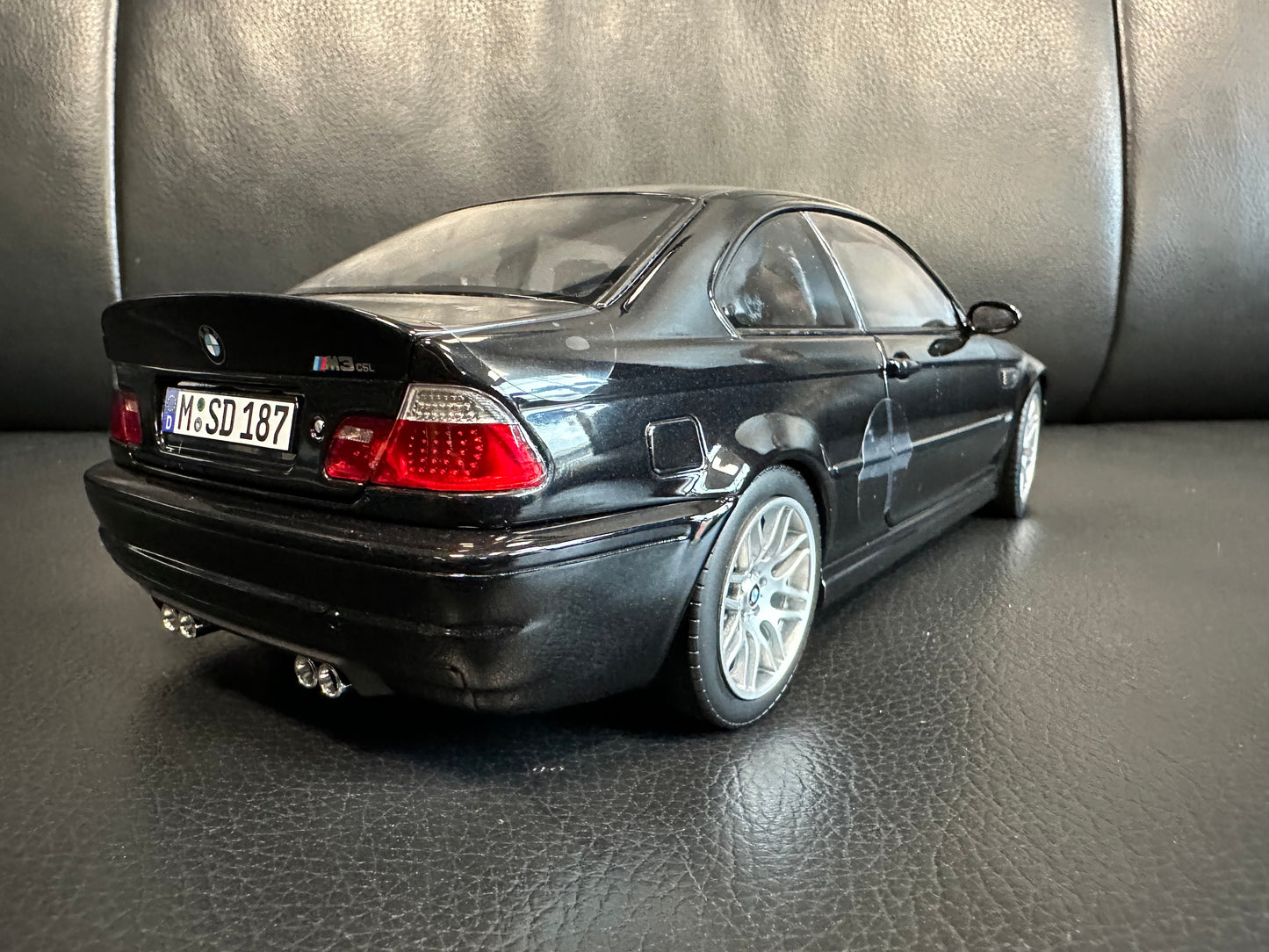 BMW M3 E46 CSL 2003 Black Norev 183017 1:18 Бмв M3 Е46 черен