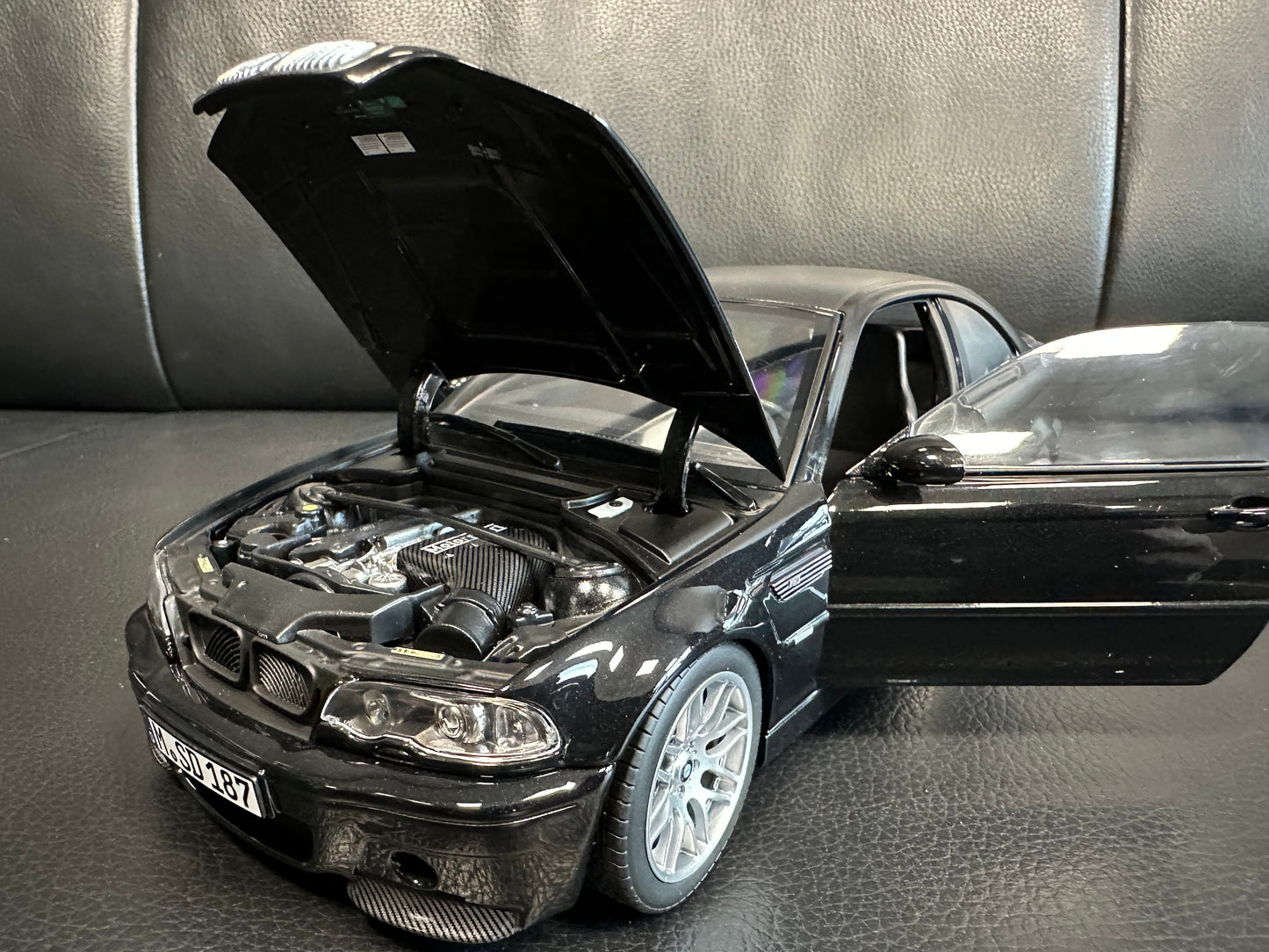 BMW M3 E46 CSL 2003 Black Norev 183017 1:18 Бмв M3 Е46 черен