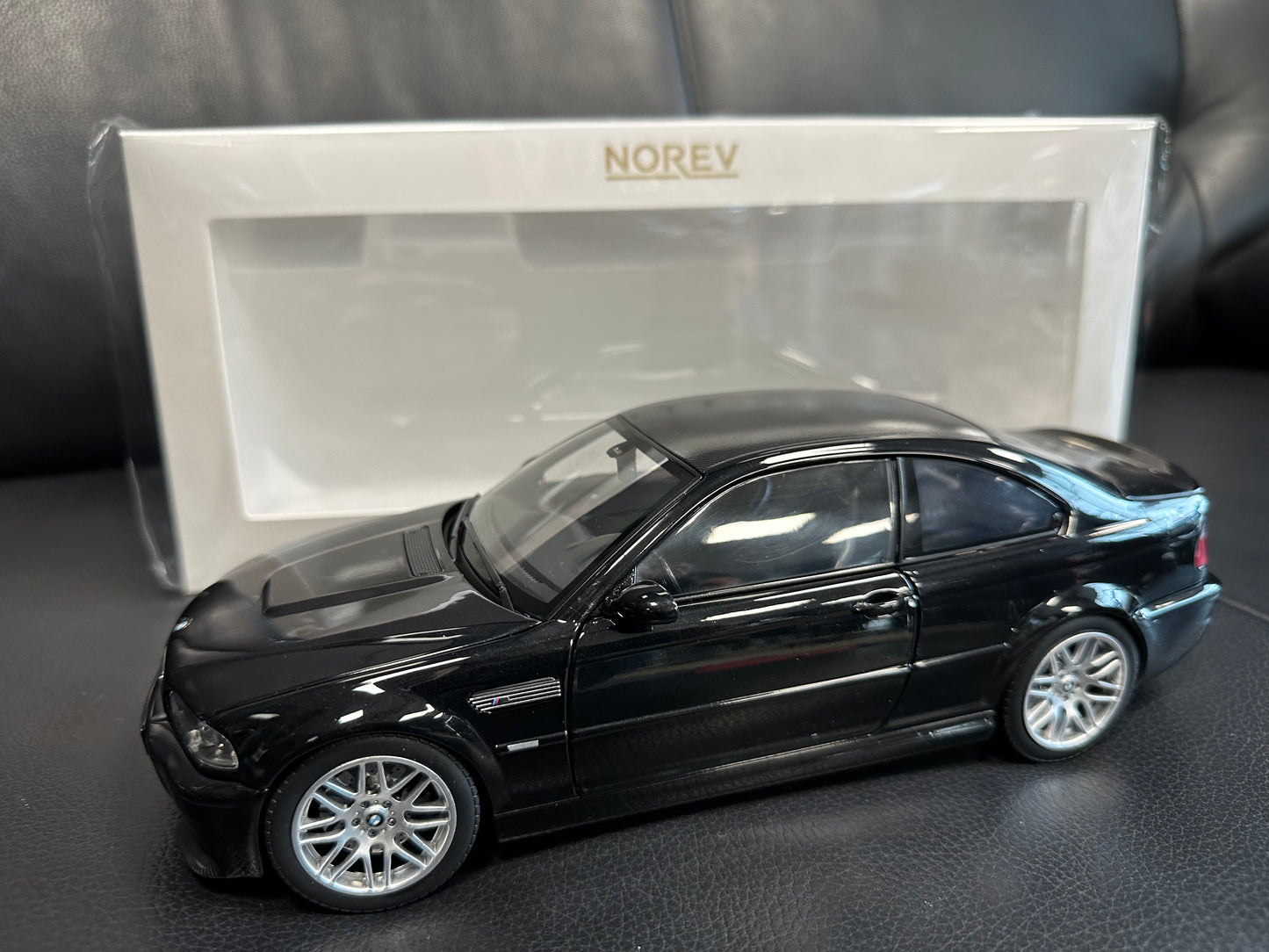 BMW M3 E46 CSL 2003 Black Norev 183017 1:18 Бмв M3 Е46 черен