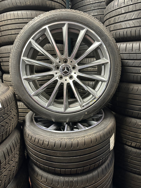 Оригинал като Нови Mercedes S Klasse 20 Zoll AMG W223 V223 Мерцедес С Класа 20 цола AMG джанти летен комплект летни гуми