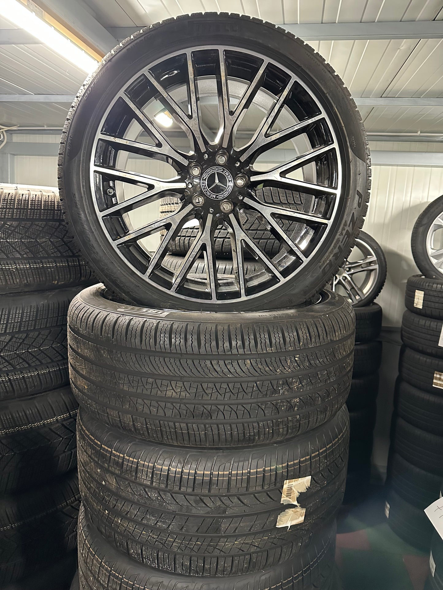 Като Нови Mercedes S Klasse 20 Zoll Мерцедес С класа W223 V223 джанти летен комплект всесезонни гуми 20 цола