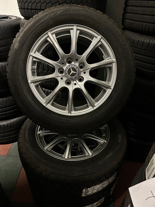 Нови Mercedes C klasse 16 Zoll Мерцедес Ц класа W205 16 цола зимен комплект зимни гуми