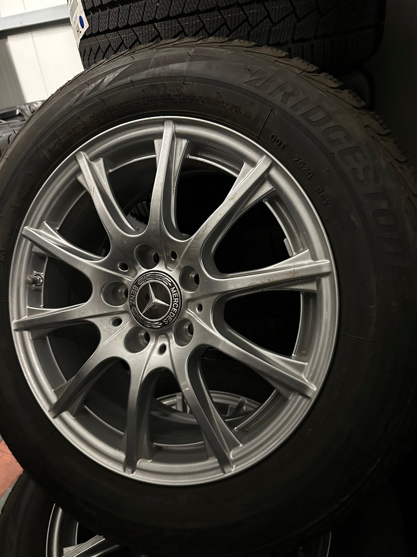 Нови Mercedes C klasse 16 Zoll Мерцедес Ц класа W205 16 цола зимен комплект зимни гуми