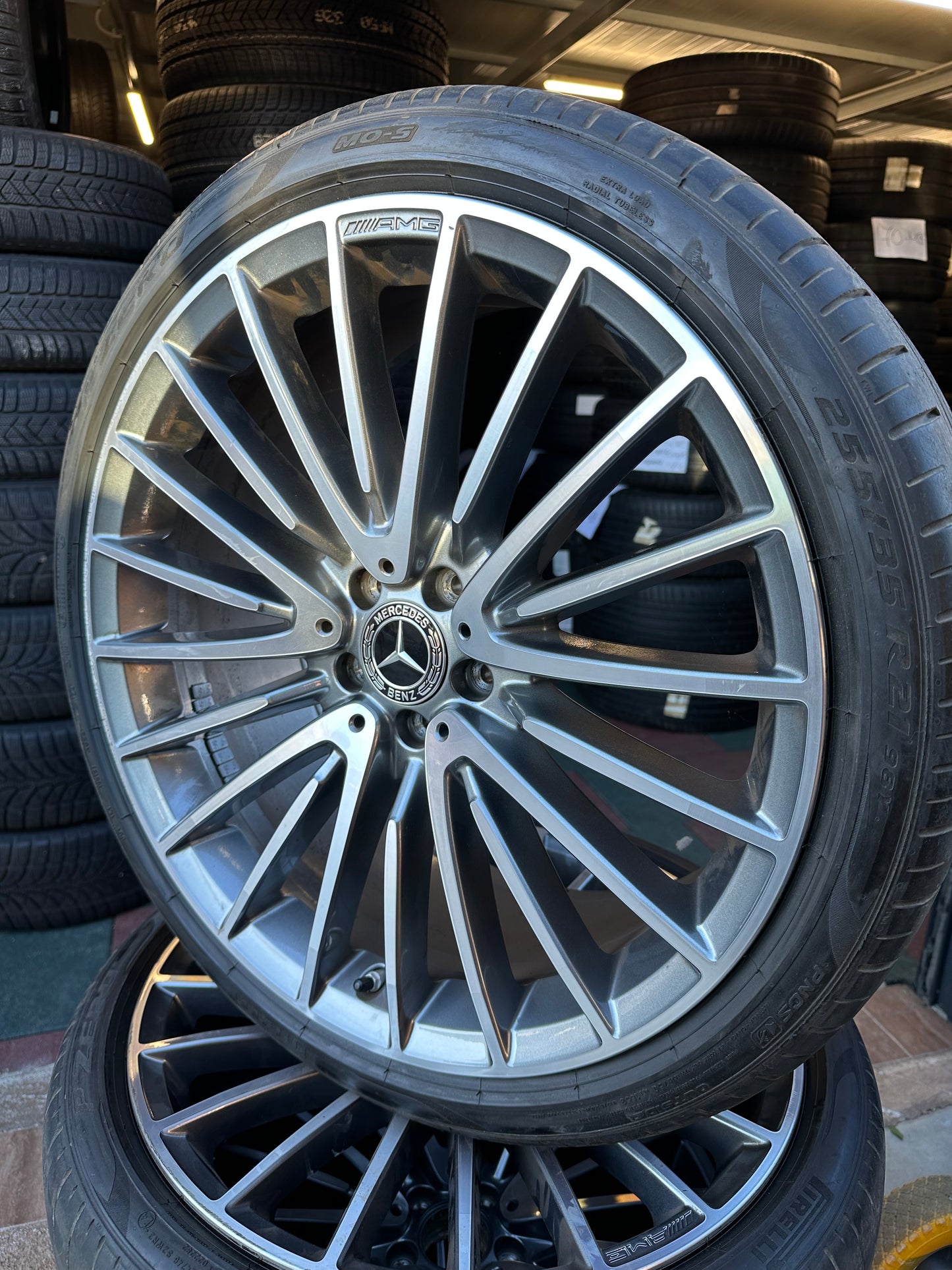 Оригинал Mercedes S Klasse W223 V223 AMG 21 Zoll Мерцедес С Класа 21 цола AMG джанти летен комплект летни гуми