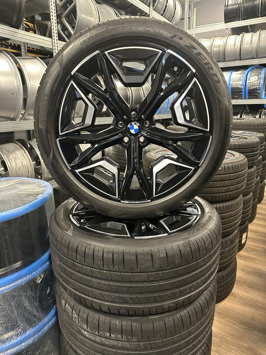 Като Нови Оригинални BMW iX20 i20 22 Zoll 1020 Бмв 22 цола джанти 1020 летен комплект летни гуми