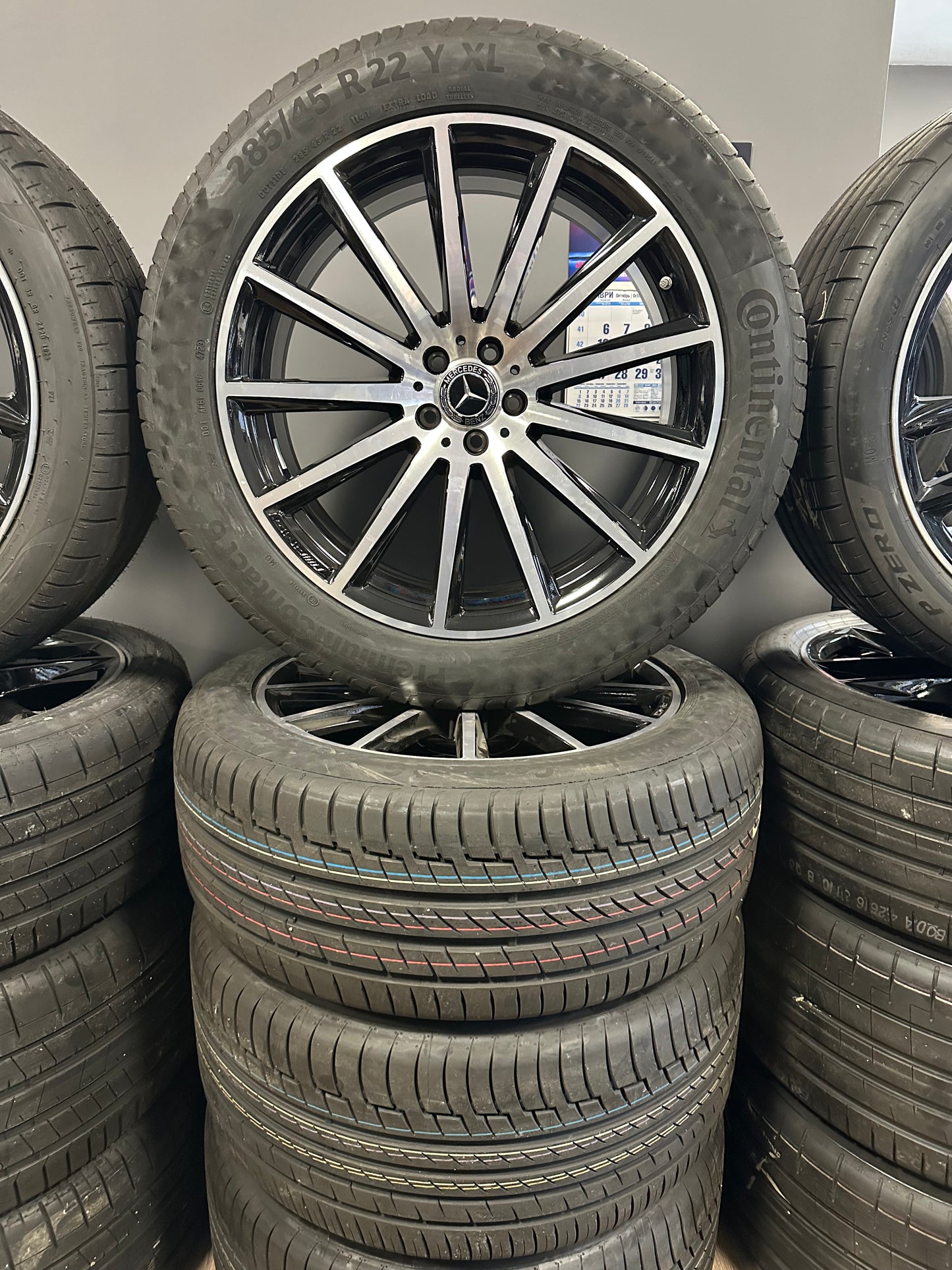 Оригинал Нови Mercedes GLS X167 W167 22 Zoll AMG Мерцедес ГЛС 22 цола АМГ джанти летен комплект летни гуми