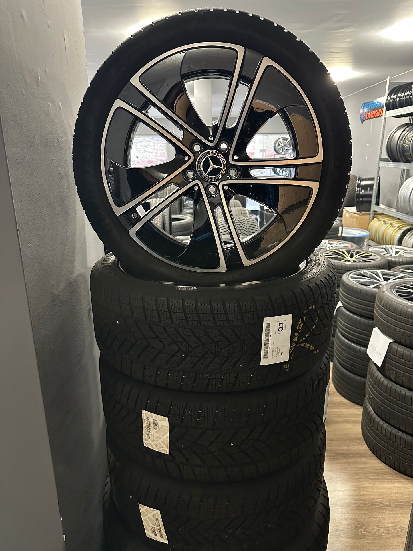 Оригинал Mercedes CLE Klasse W236 19 Zoll Мерцедес ЦЛЕ класа W236 19 цола джанти зимен комплект зимни гуми