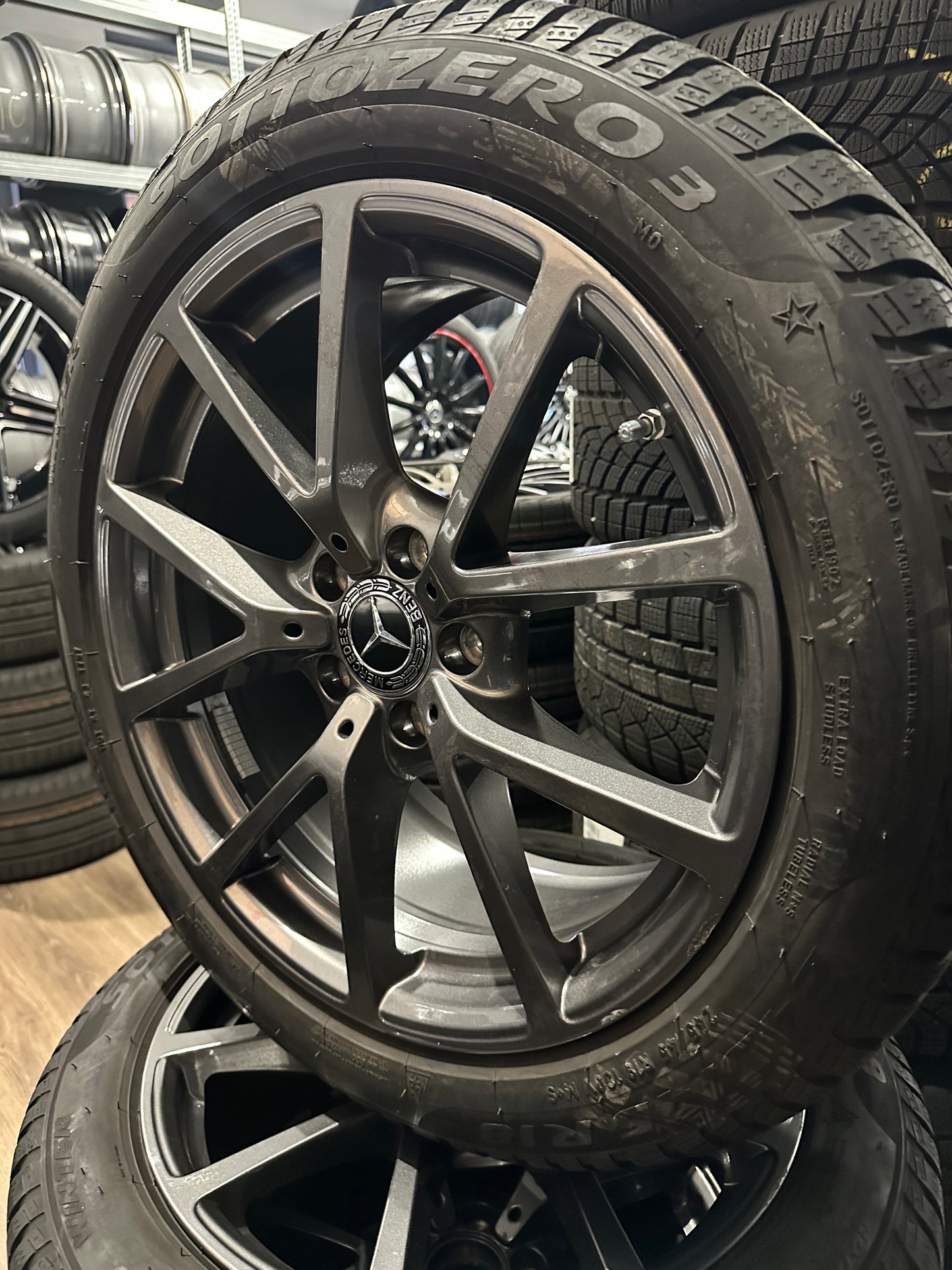 Оригинал Mercedes CLE Klasse W236 18 Zoll Мерцедес ЦЛЕ класа W236 18 цола джанти зимен комплект зимни гуми