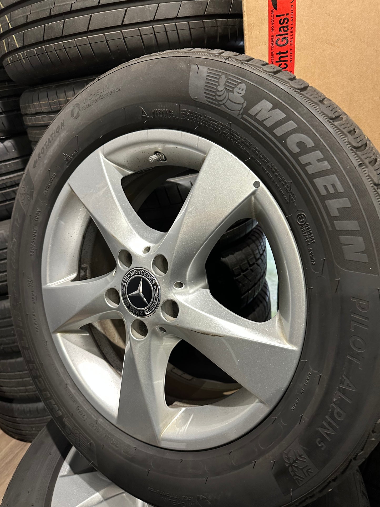 Оригинал Mercedes Vito V Klasse W447 17 Zoll Мерцедес Вито В Класа 17 цола джанти зимен комплект зимни гуми