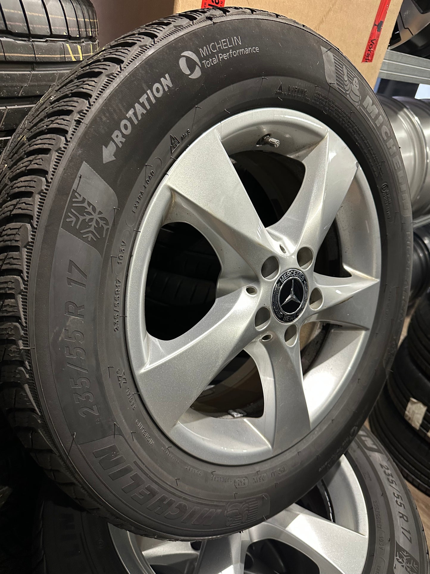 Оригинал Mercedes Vito V Klasse W447 17 Zoll Мерцедес Вито В Класа 17 цола джанти зимен комплект зимни гуми