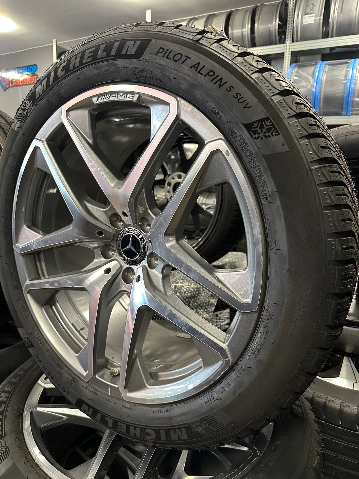 Оригинал като нови Mercedes GLC63 AMG Klasse 20 Zoll Мерцедес Глц63 класа W253 X253 C253 20 цола джанти зимен комплект зимни гуми