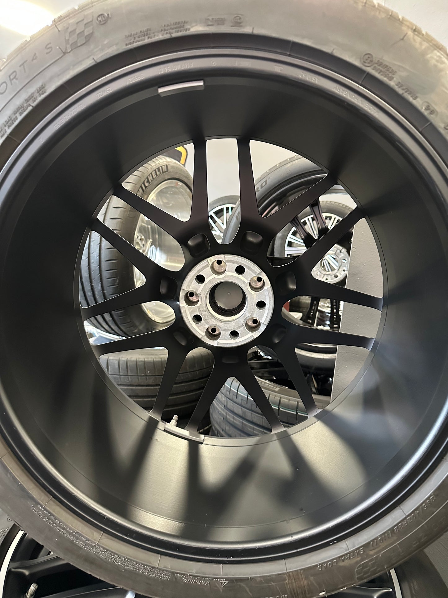 Оригинал като нови Mercedes GLE63 GLE 53 AMG V167 C167 22 Zoll Мерцедес ГЛЕ63 ГЛЕ 53 22 цола джанти летен комплект летни гуми